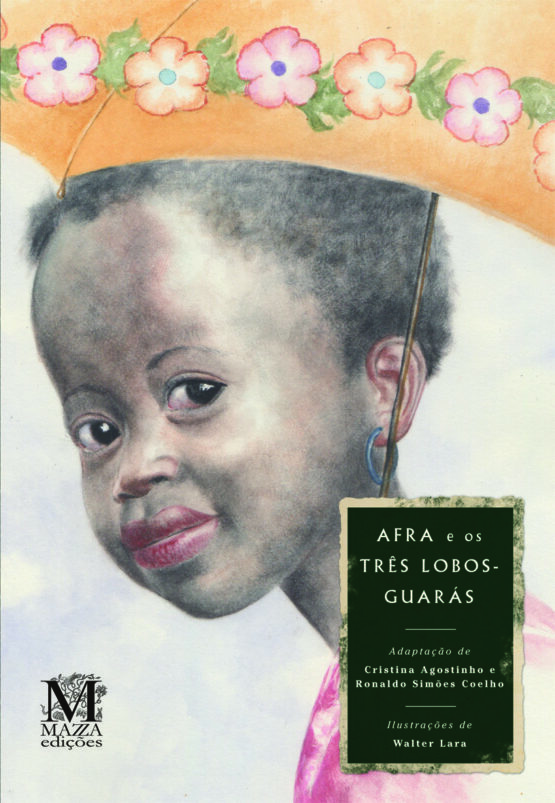 Afra e os três lobos-guarás