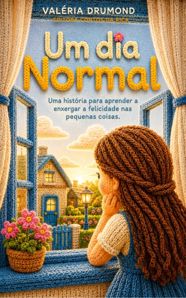 Design sem nome(4) Um dia Normal: Uma história para aprender a enxergar a felicidade nas pequenas coisas.